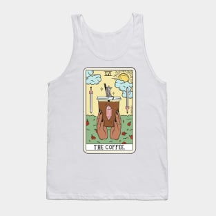 COFFEE (DARK) READING Tank Top